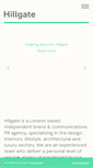 Mobile Screenshot of hillgatepr.co.uk