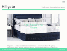 Tablet Screenshot of hillgatepr.co.uk